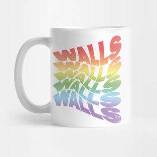 Rainbow Walls Louis Tomlinson black background Mug